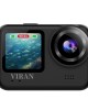 VIRAN V9 4K Dual Color Screen Diving Anti Shake Action Camera Outdoor Cycling Travel Recorder Round VIRAN V9 4K Dual Color Screen Diving Anti Shake Action Camera Outdoor Cycling Travel Recorder Round