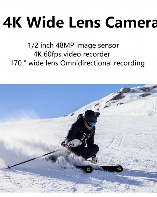 VIRAN V9 4K Dual Color Screen Diving Anti Shake Action Camera Outdoor Cycling Travel Recorder Round VIRAN V9 4K Dual Color Screen Diving Anti Shake Action Camera Outdoor Cycling Travel Recorder Round