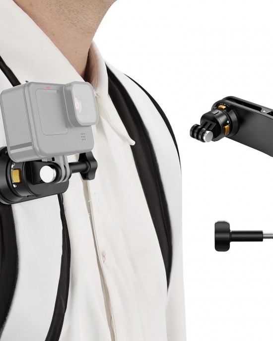Universal Magnetic Quick release Backpack Clip for Sports Cameras Standard Edition Universal Magnetic Quick release Backpack Clip for Sports Cameras Standard Edition